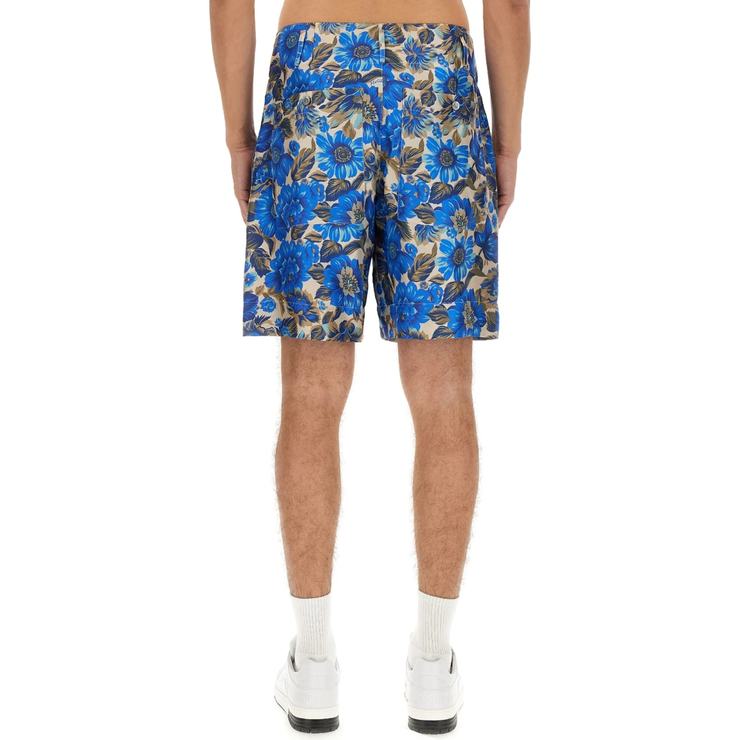 SHORT ALL OVER BLUE FLOWER