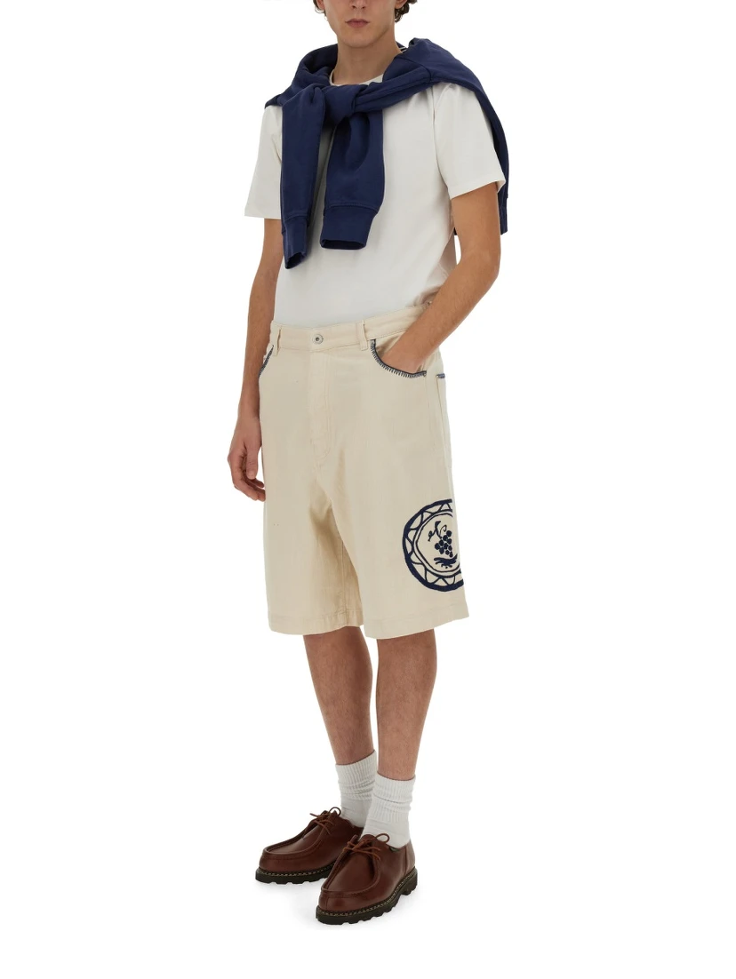 COTTON BERMUDA SHORTS