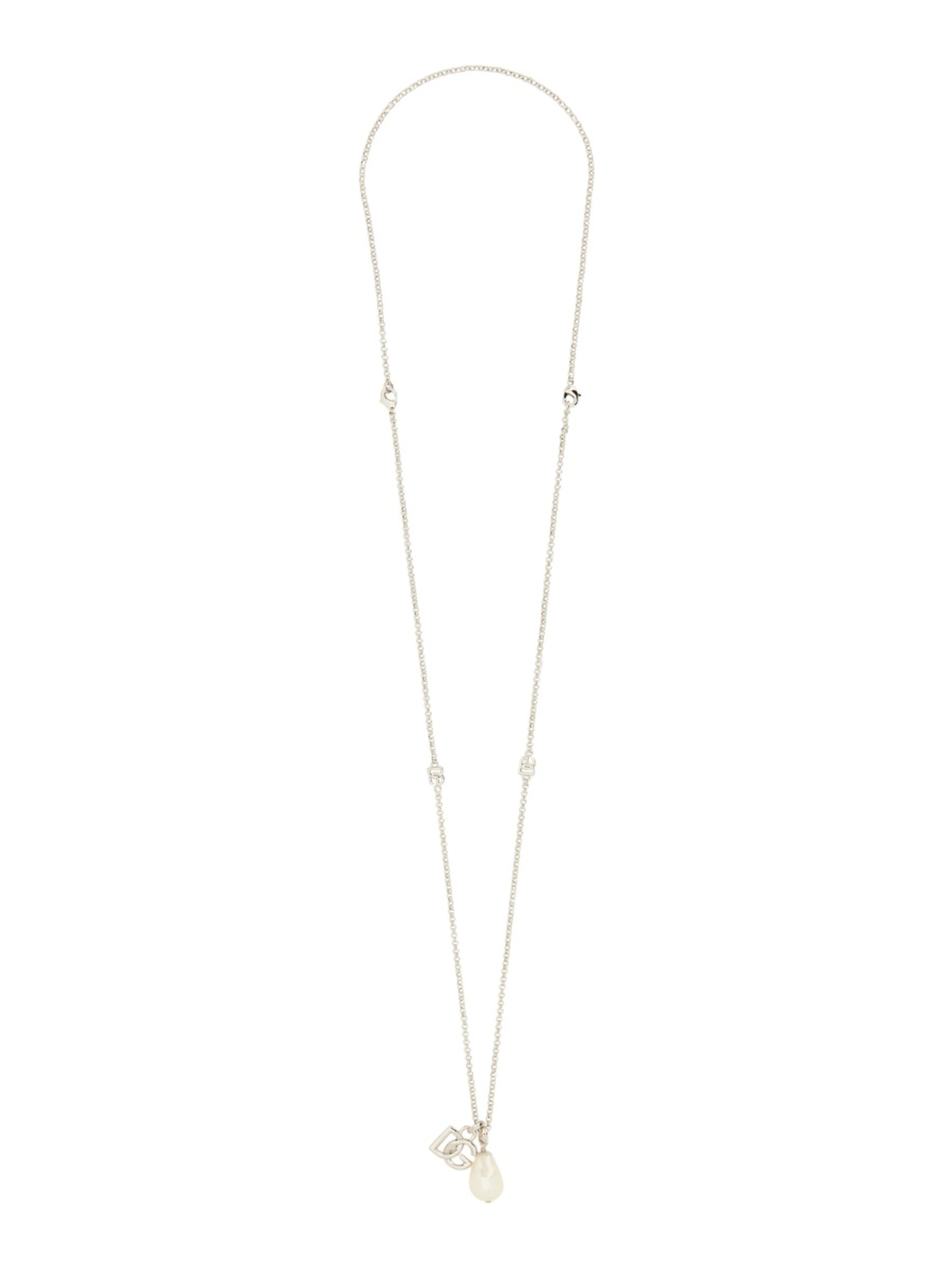 DG LOGO DROP NECKLACE