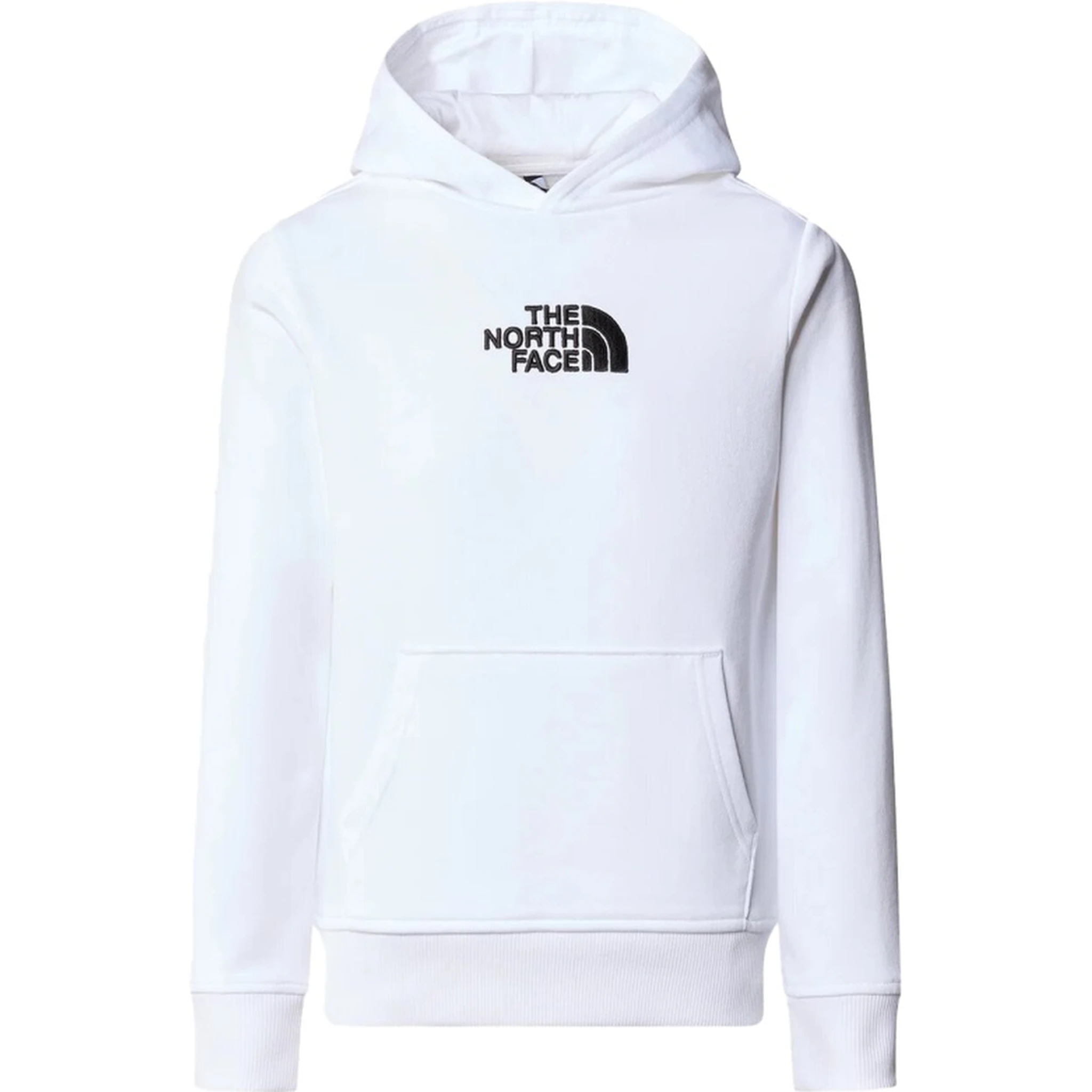 b drew peak light p/o hoodie tnf white