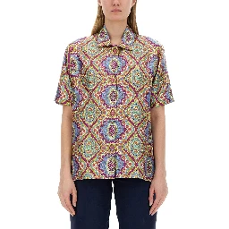 PRINTED SILK SHIRT