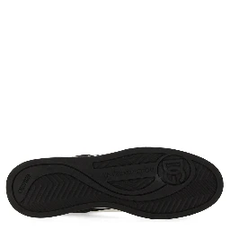 LEATHER AND MESH SNEAKER