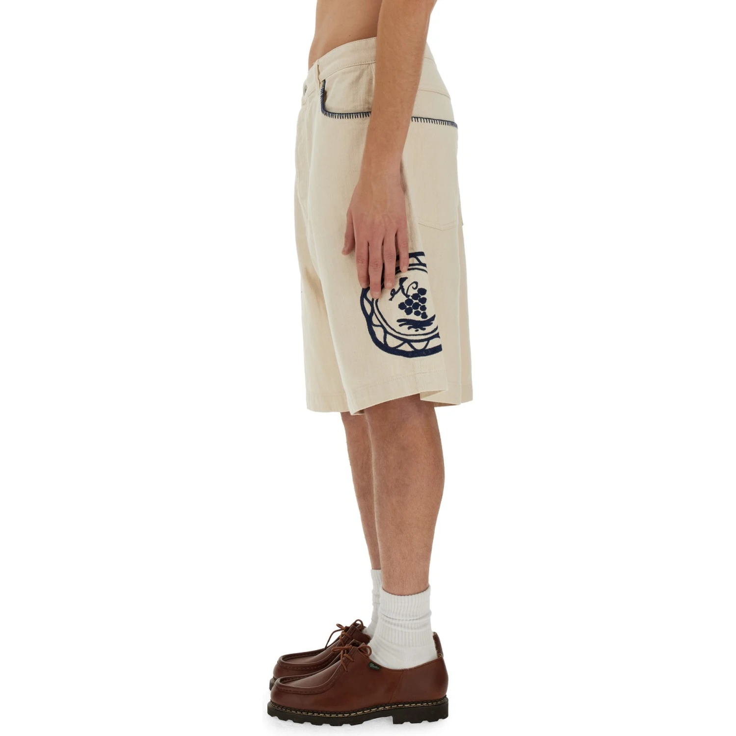 COTTON BERMUDA SHORTS