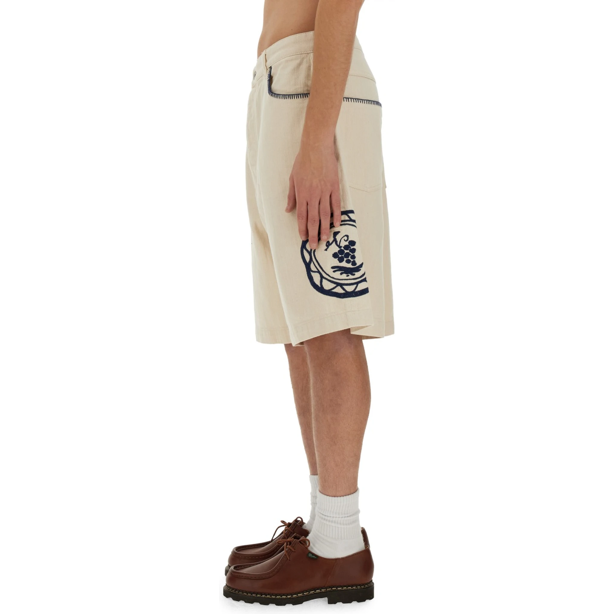 COTTON BERMUDA SHORTS