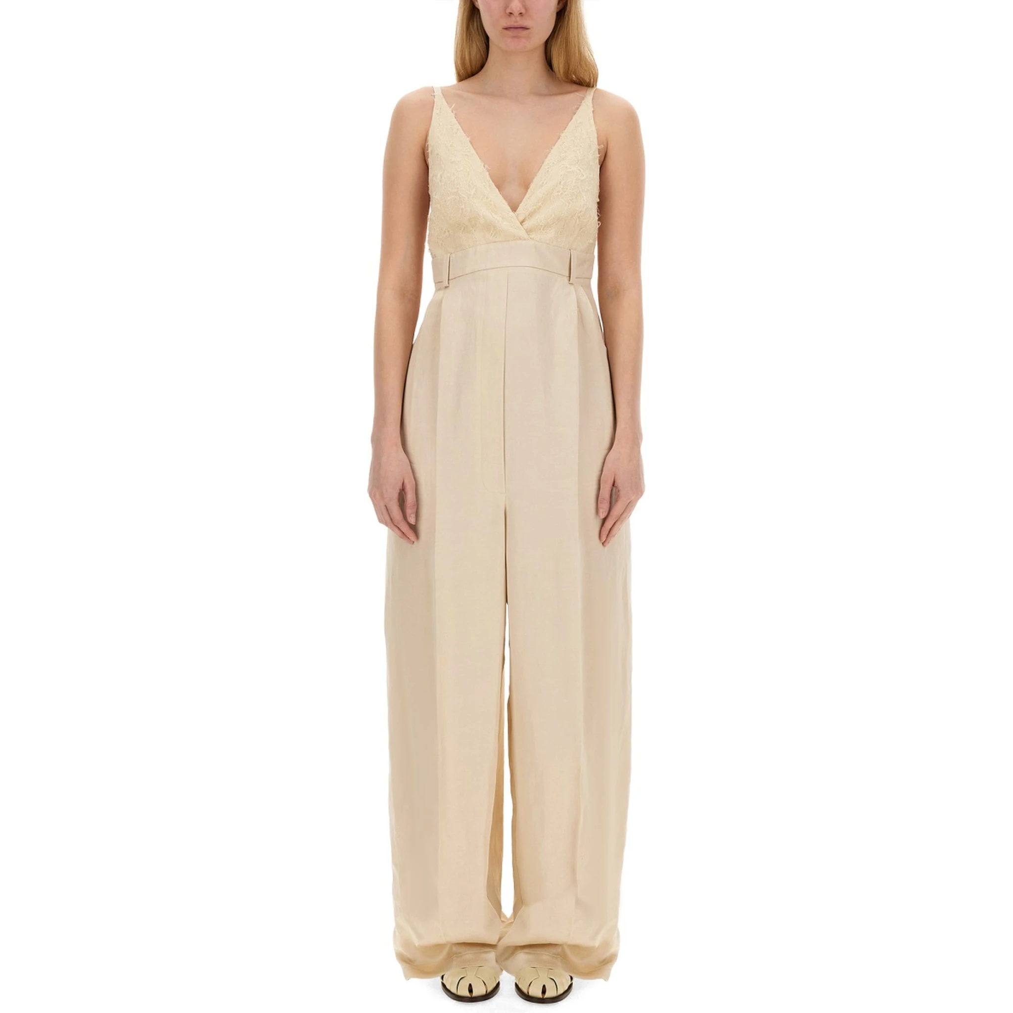 MALFILE' SATIN JUMPSUIT