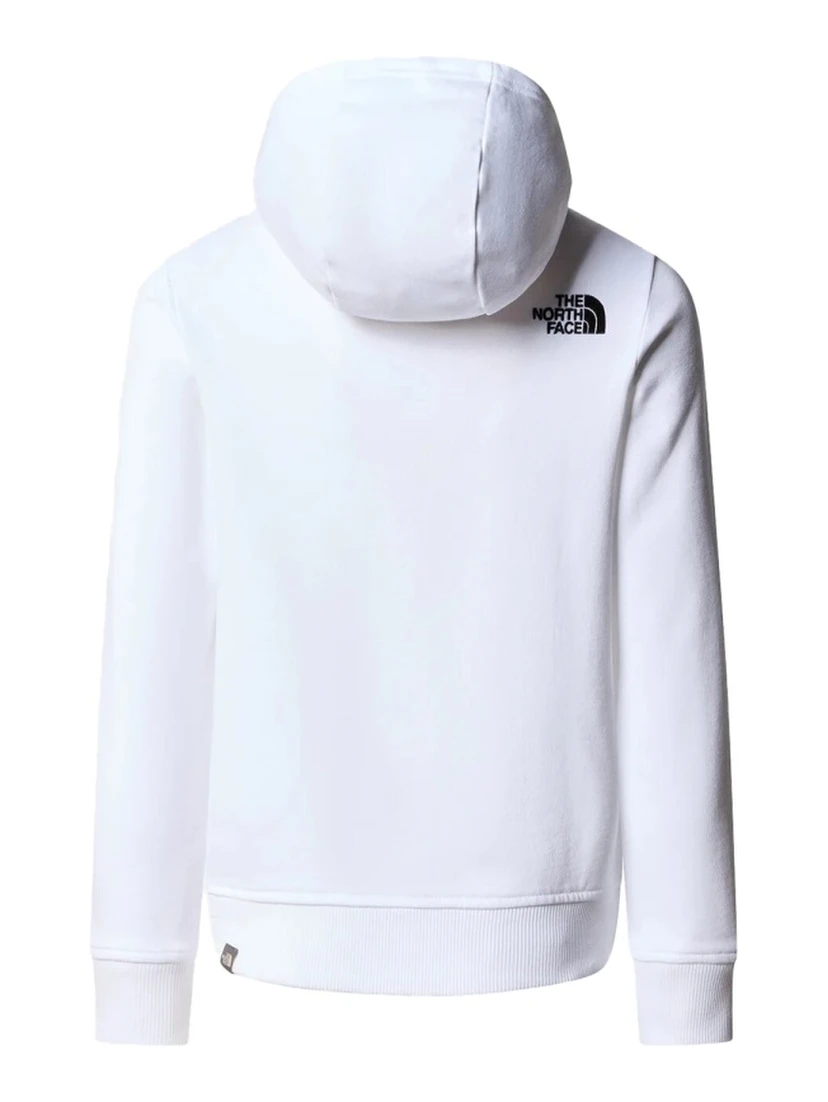 b drew peak light p/o hoodie tnf white
