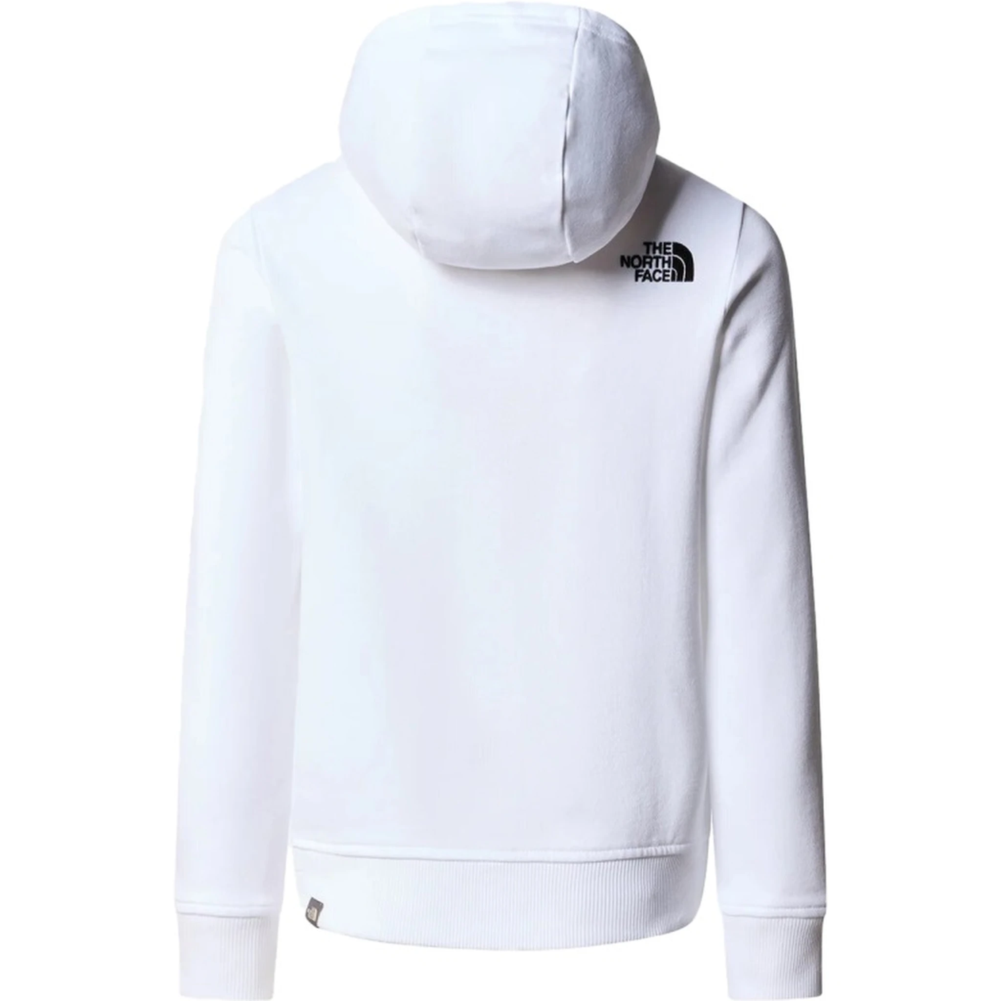 b drew peak light p/o hoodie tnf white