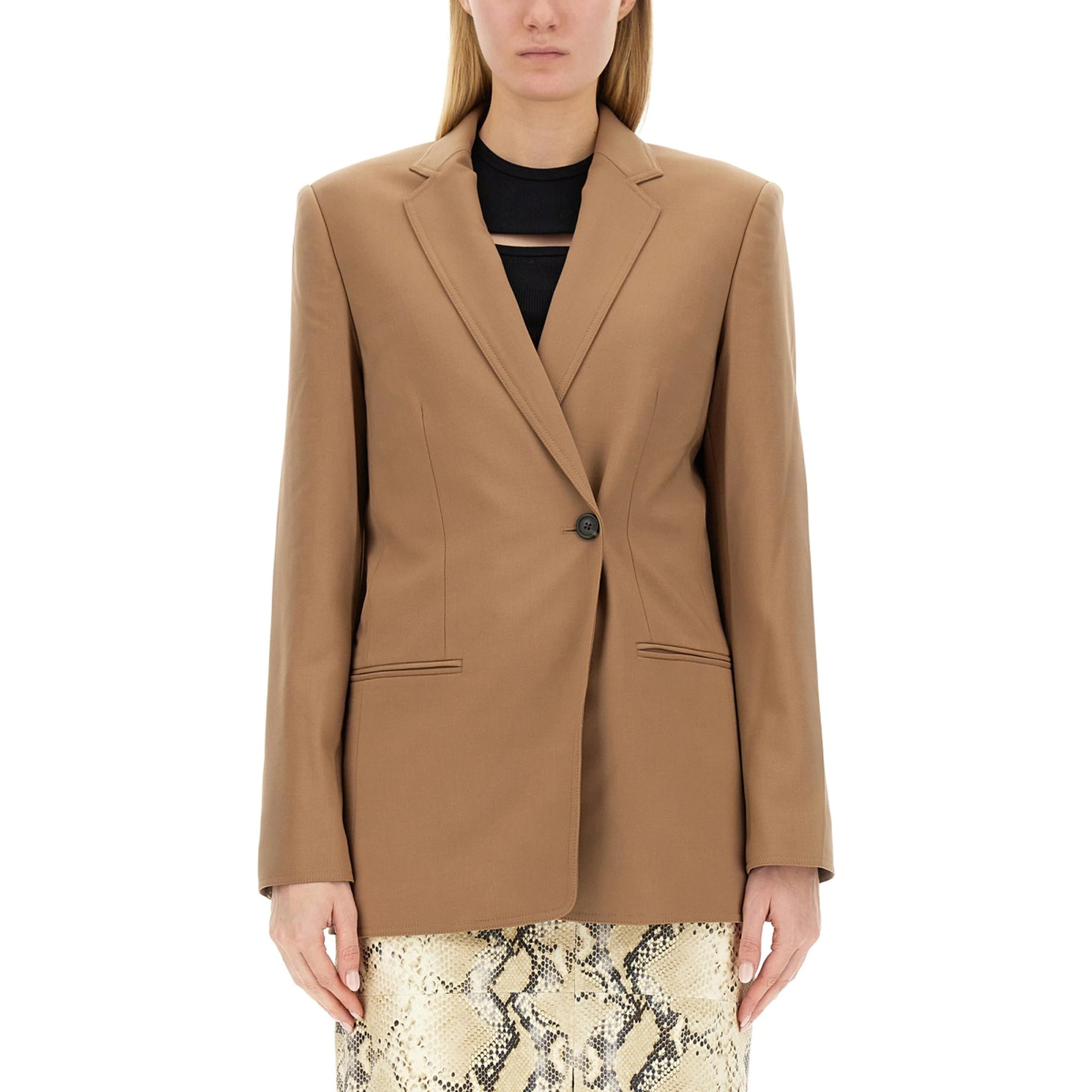 SINGLE-DOUBLE BREASTED BLAZER