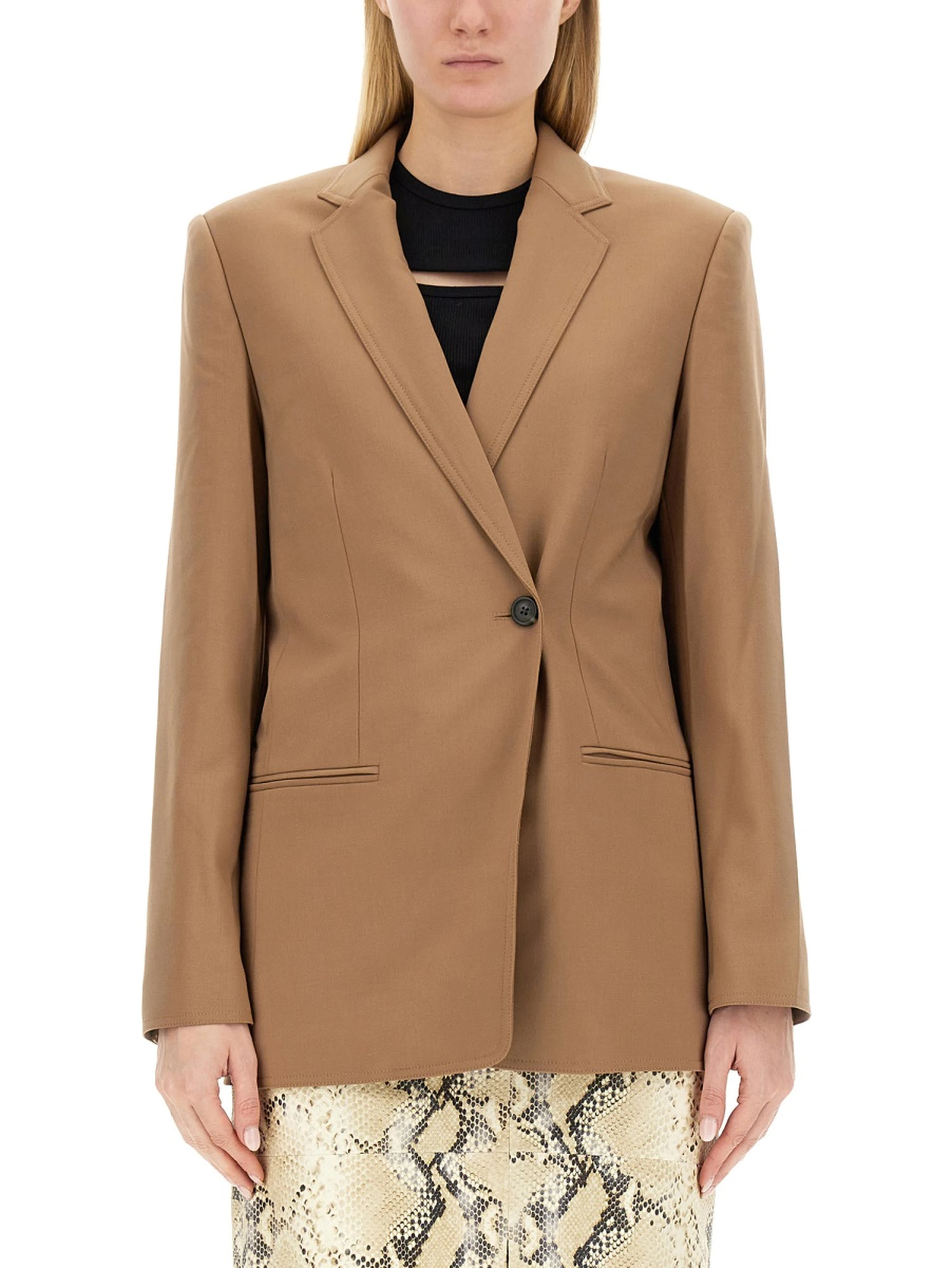 SINGLE-DOUBLE BREASTED BLAZER