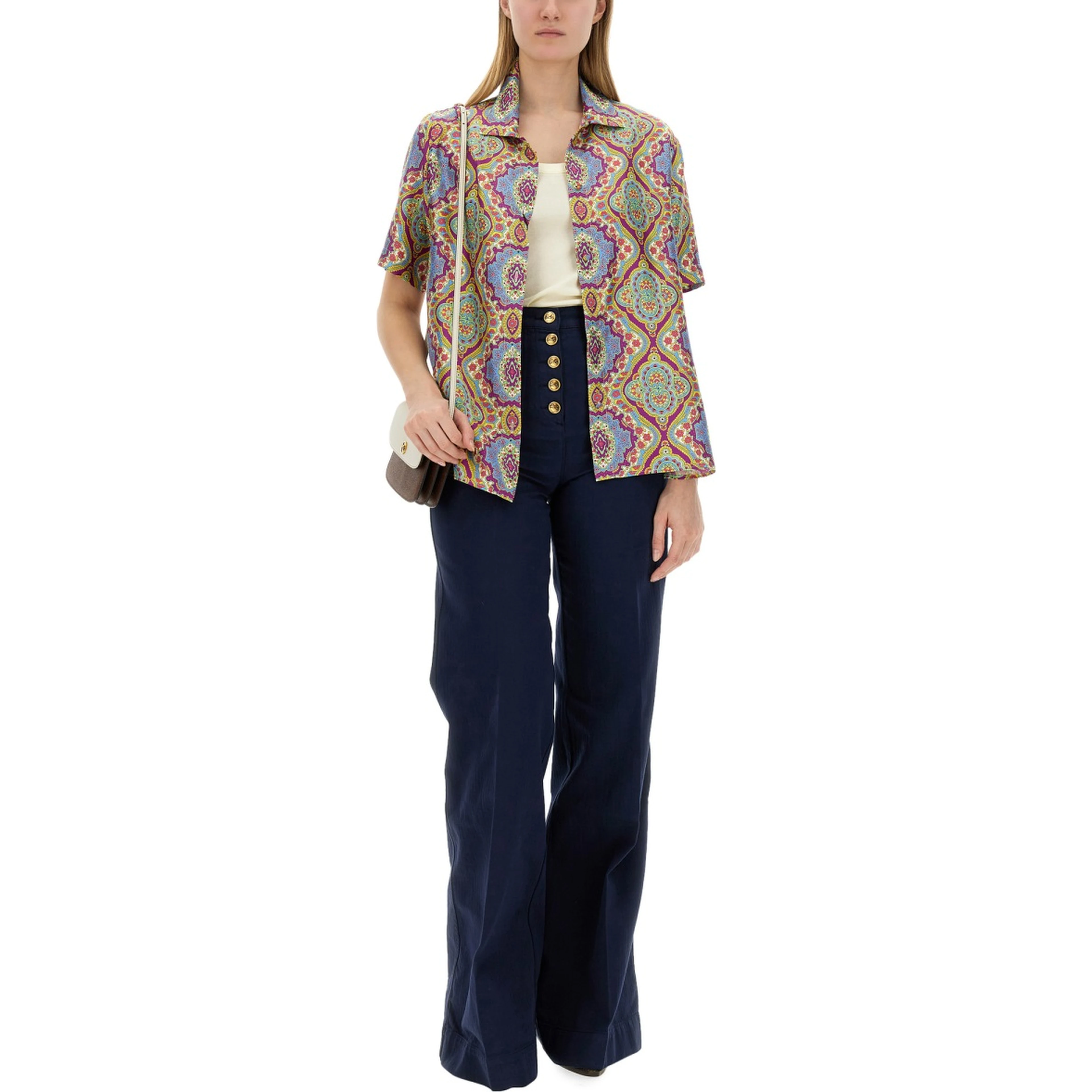 PRINTED SILK SHIRT