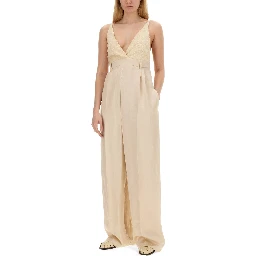 MALFILE' SATIN JUMPSUIT
