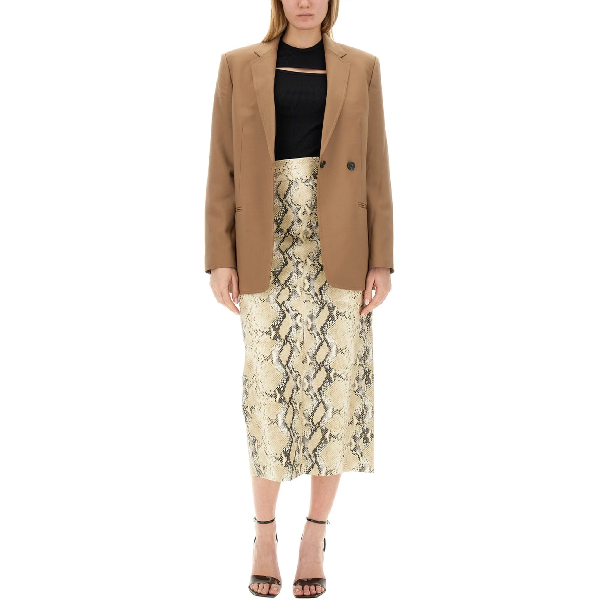 SINGLE-DOUBLE BREASTED BLAZER