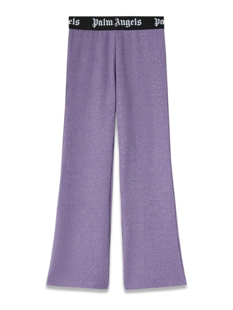 logoband lurexrib flarepants