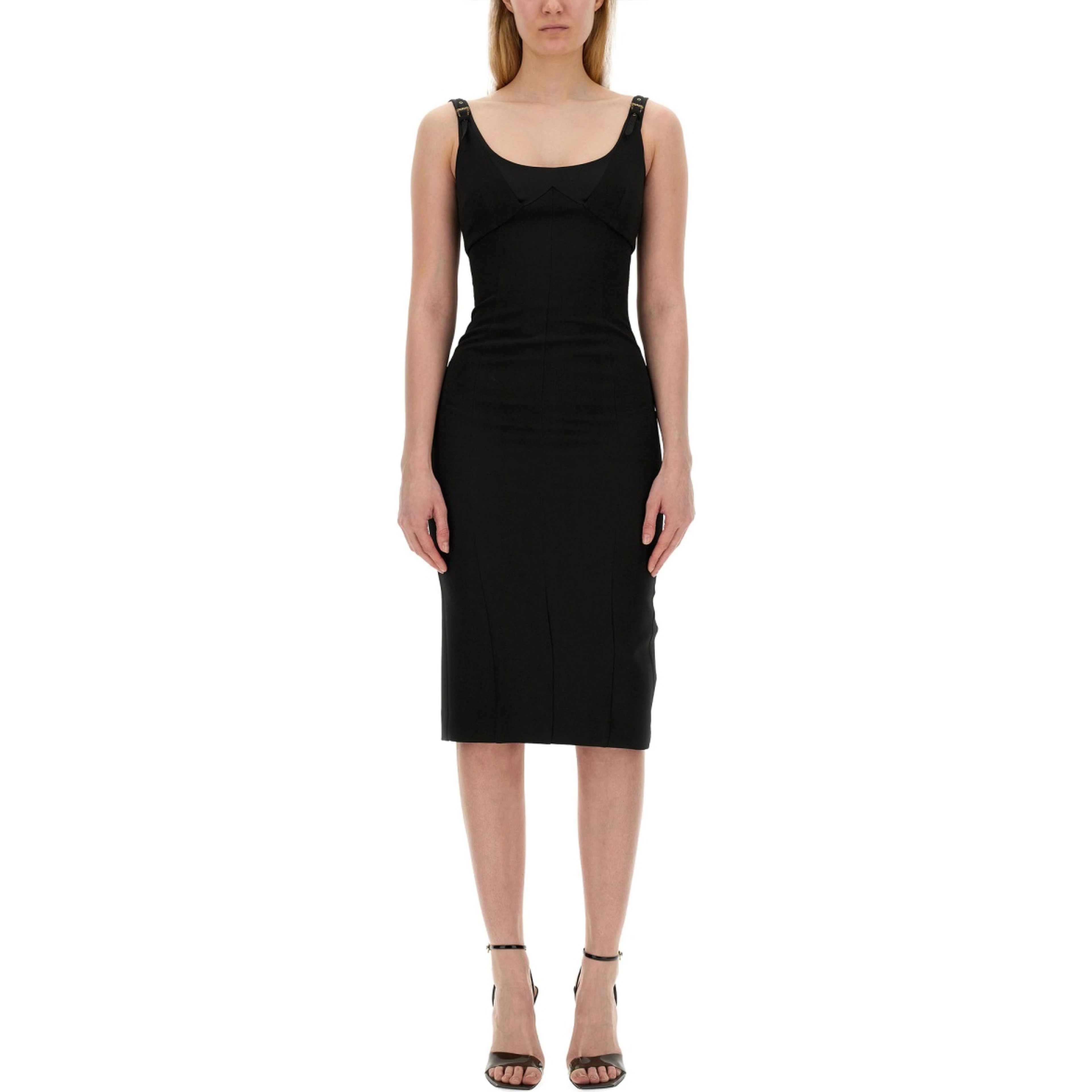 DRESS WITH BUCKLES