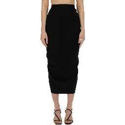 SKIRT WITH DRAPE