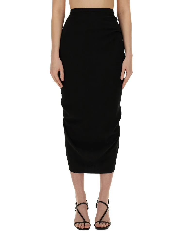 SKIRT WITH DRAPE