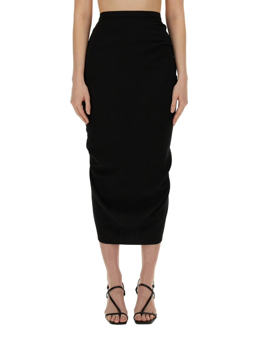 SKIRT WITH DRAPE