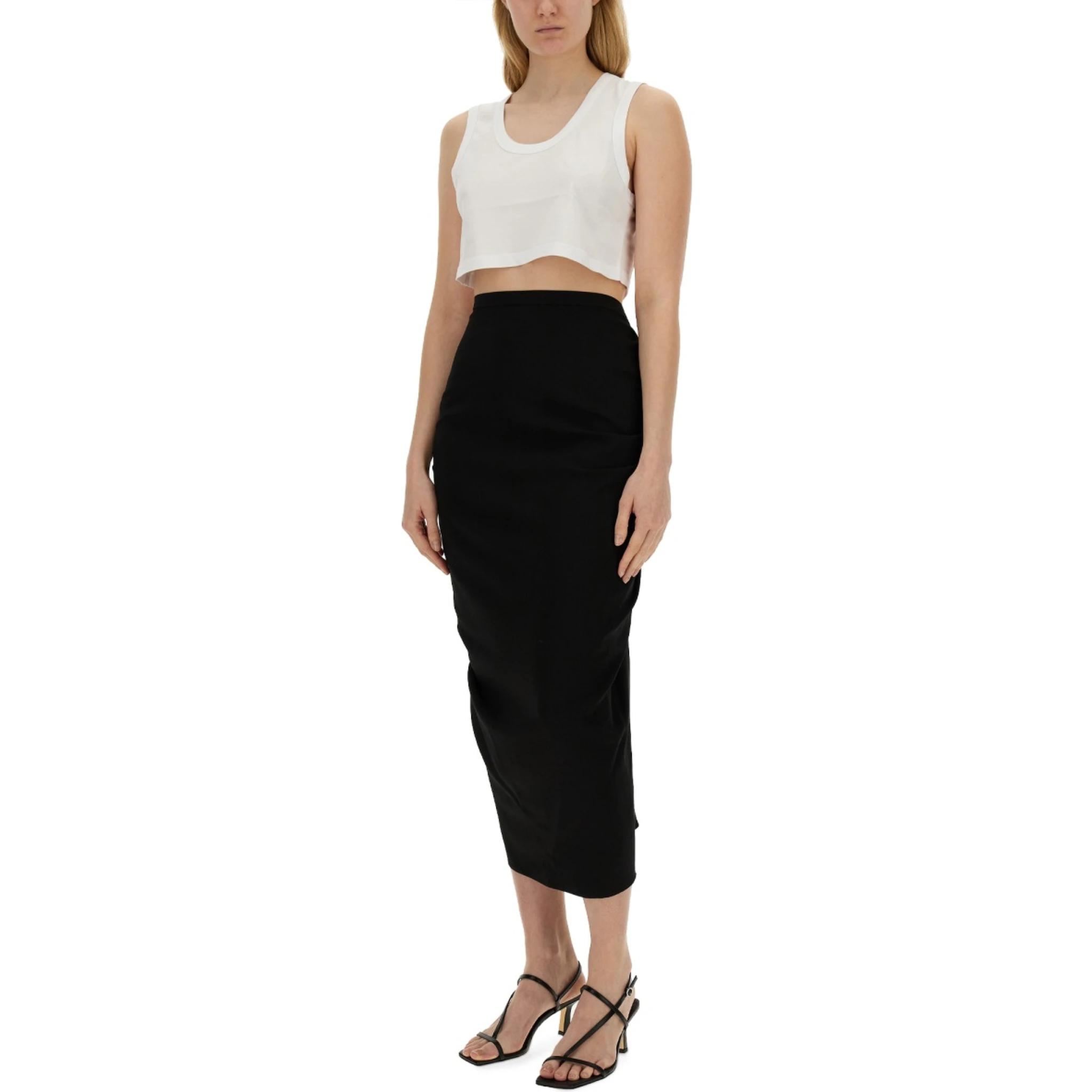 SKIRT WITH DRAPE