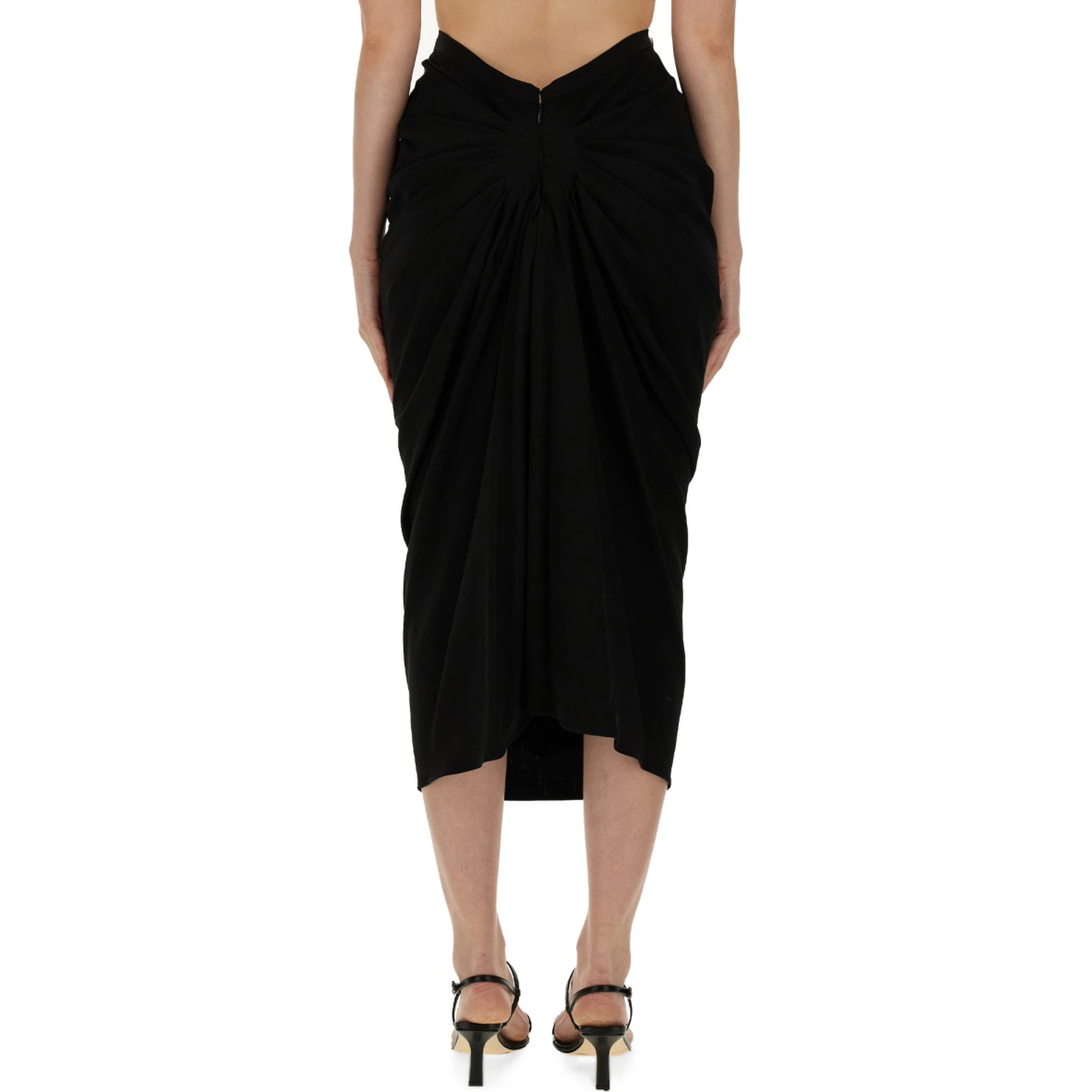 SKIRT WITH DRAPE