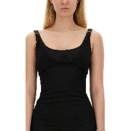DRESS WITH BUCKLES