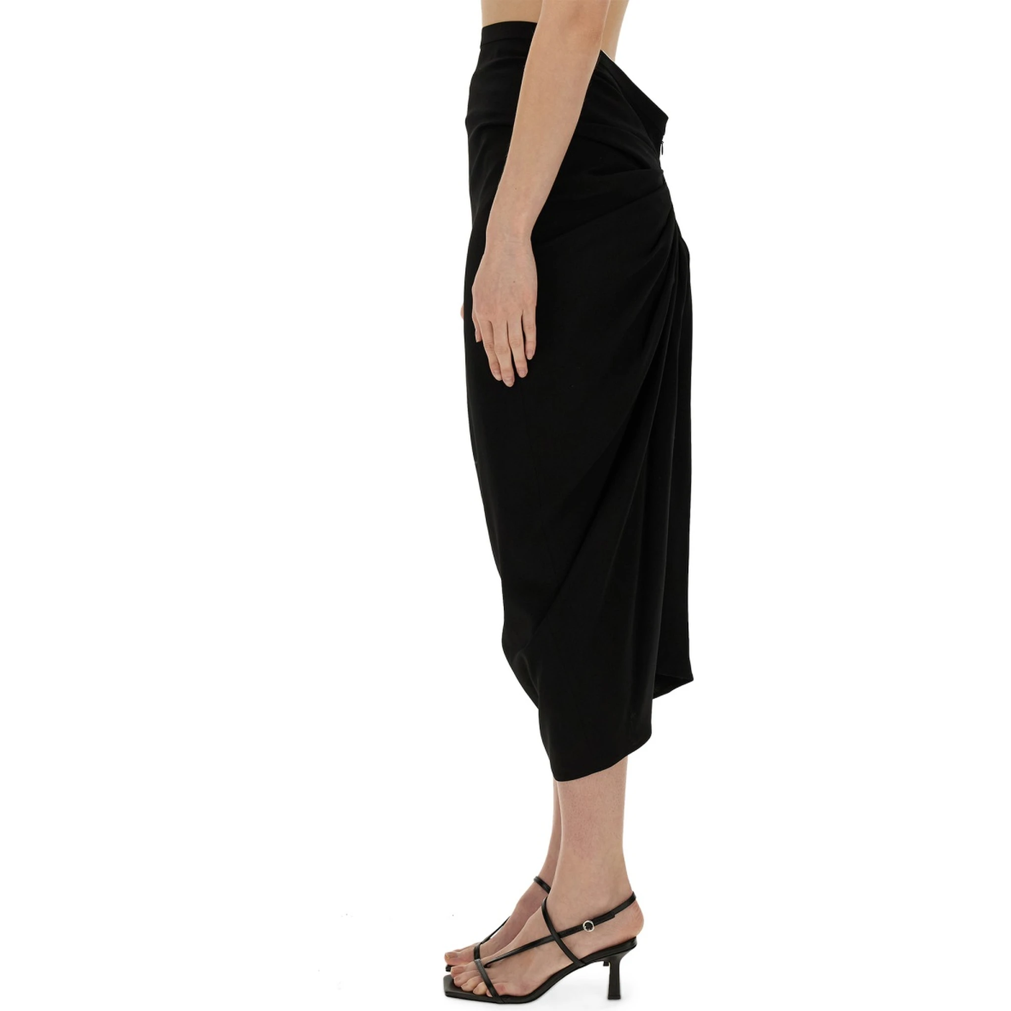 SKIRT WITH DRAPE