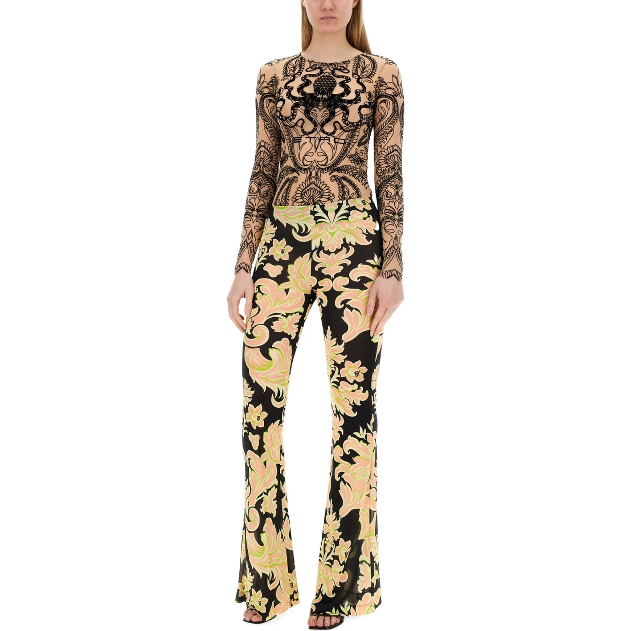 PRINTED JERSEY PANTS