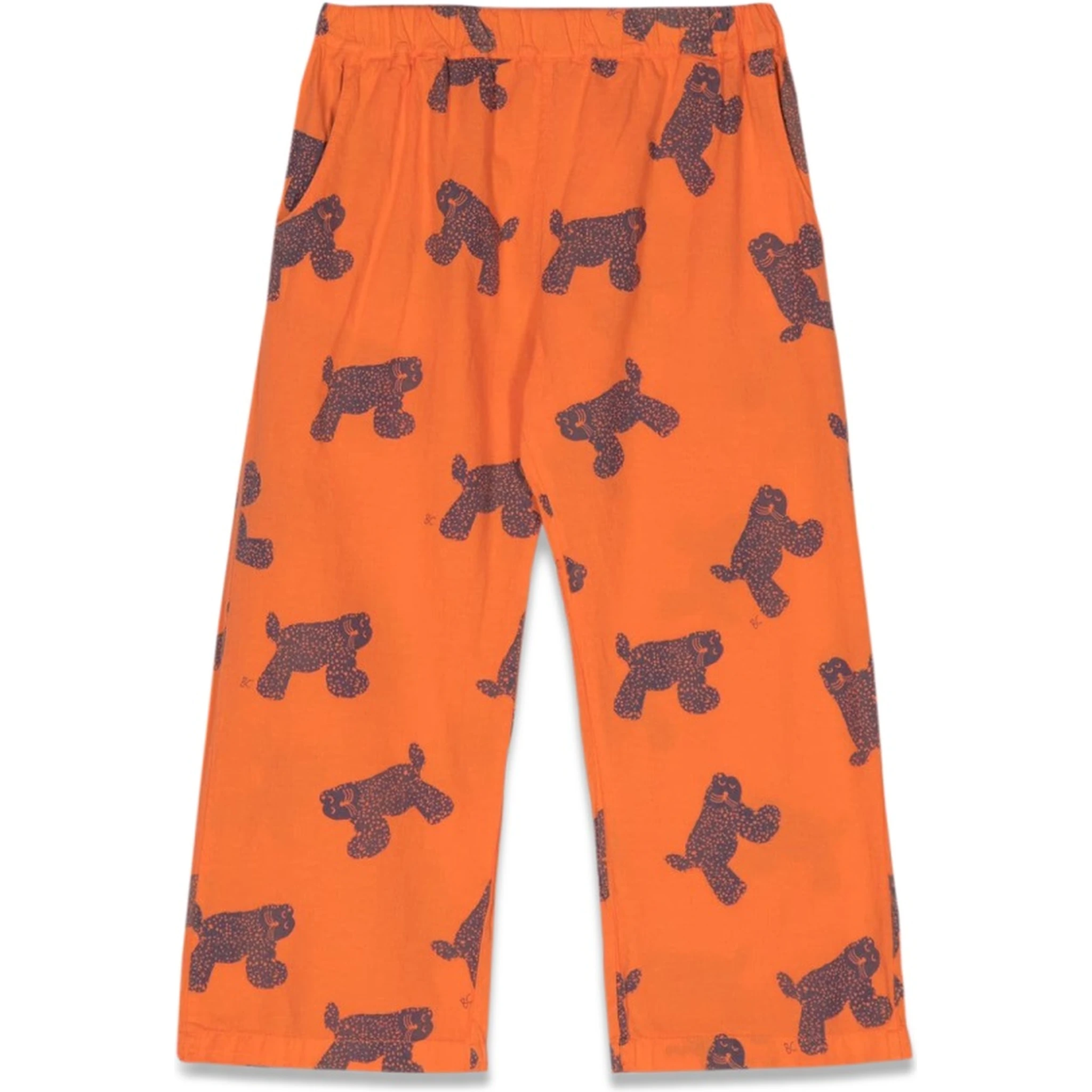 big cat all over woven pants