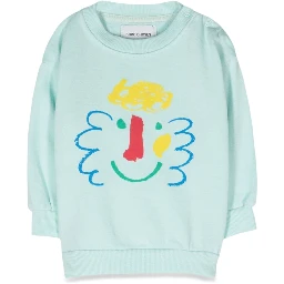 baby happy mask sweatshirt