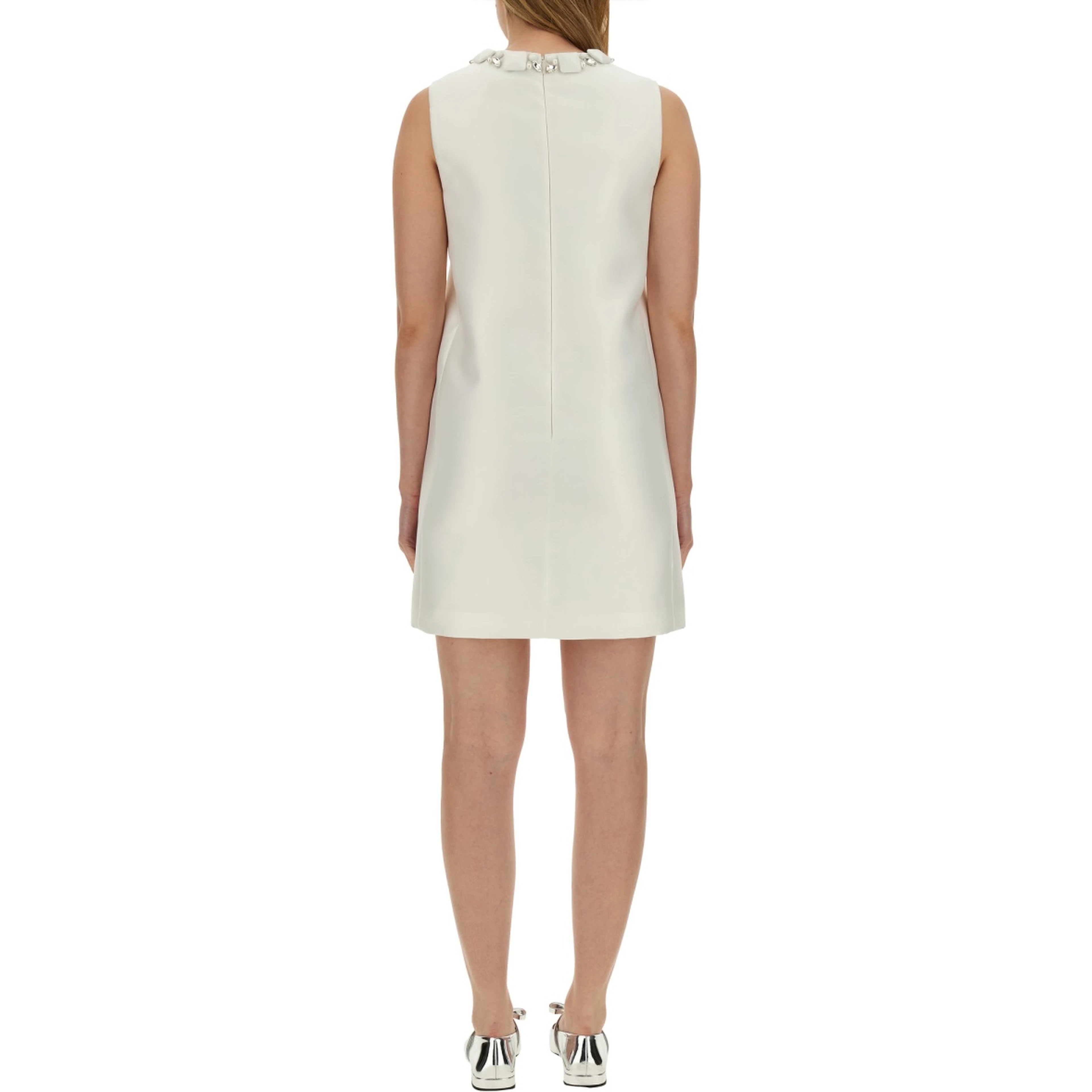 MINI DUCHESSE DRESS WITH CRYSTALS