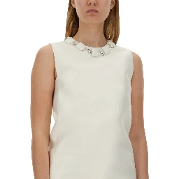 MINI DUCHESSE DRESS WITH CRYSTALS