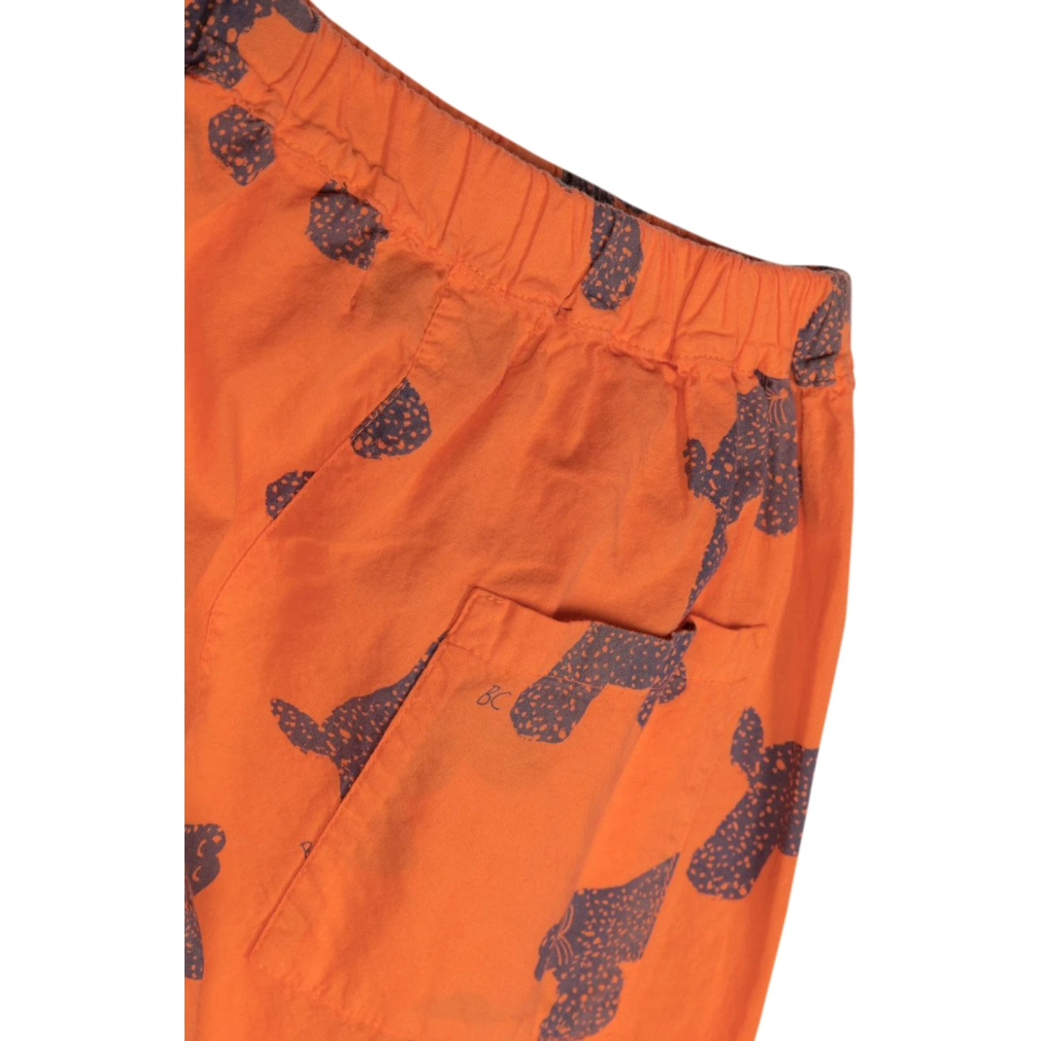 big cat all over woven pants