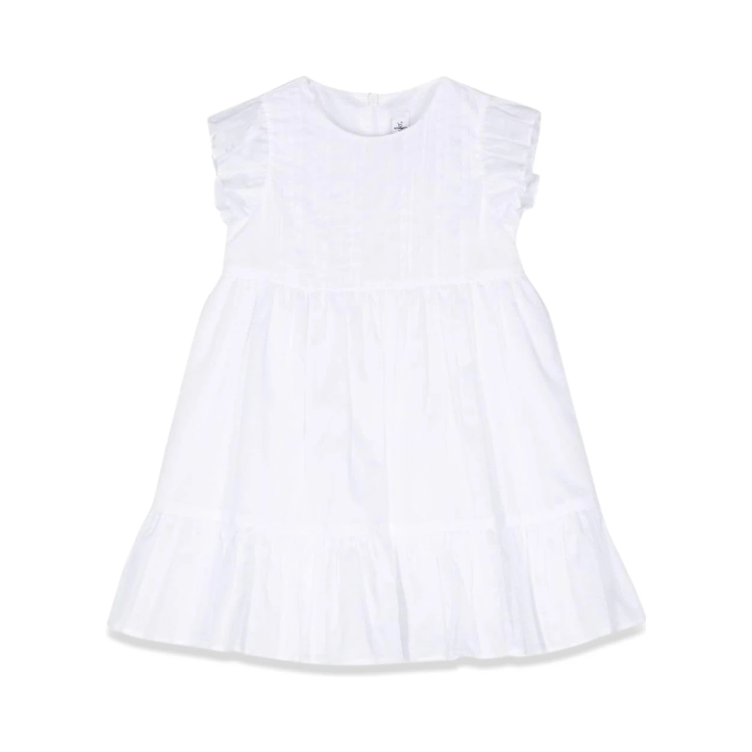 WHITE M/SHORT DRESS