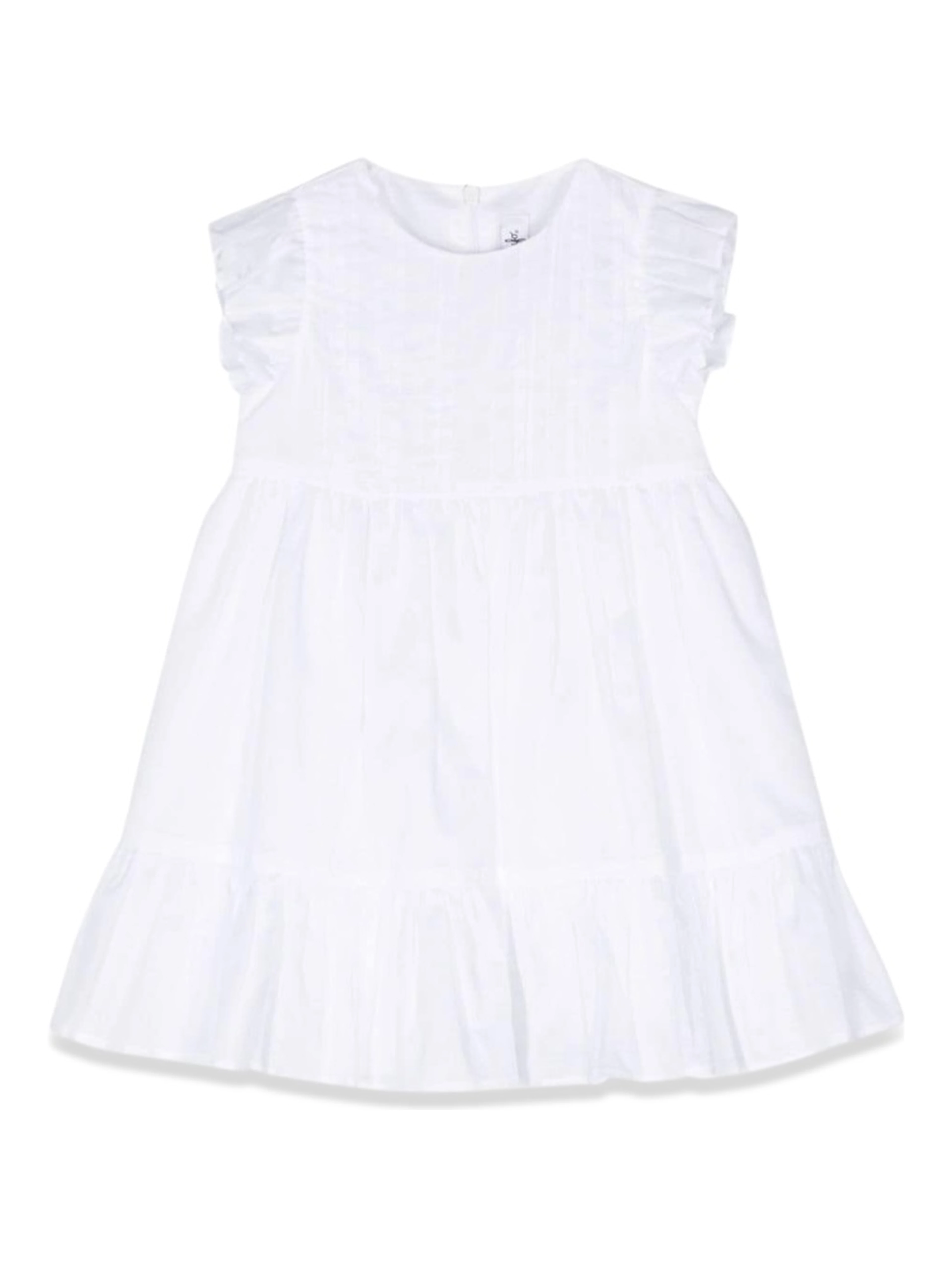 WHITE M/SHORT DRESS