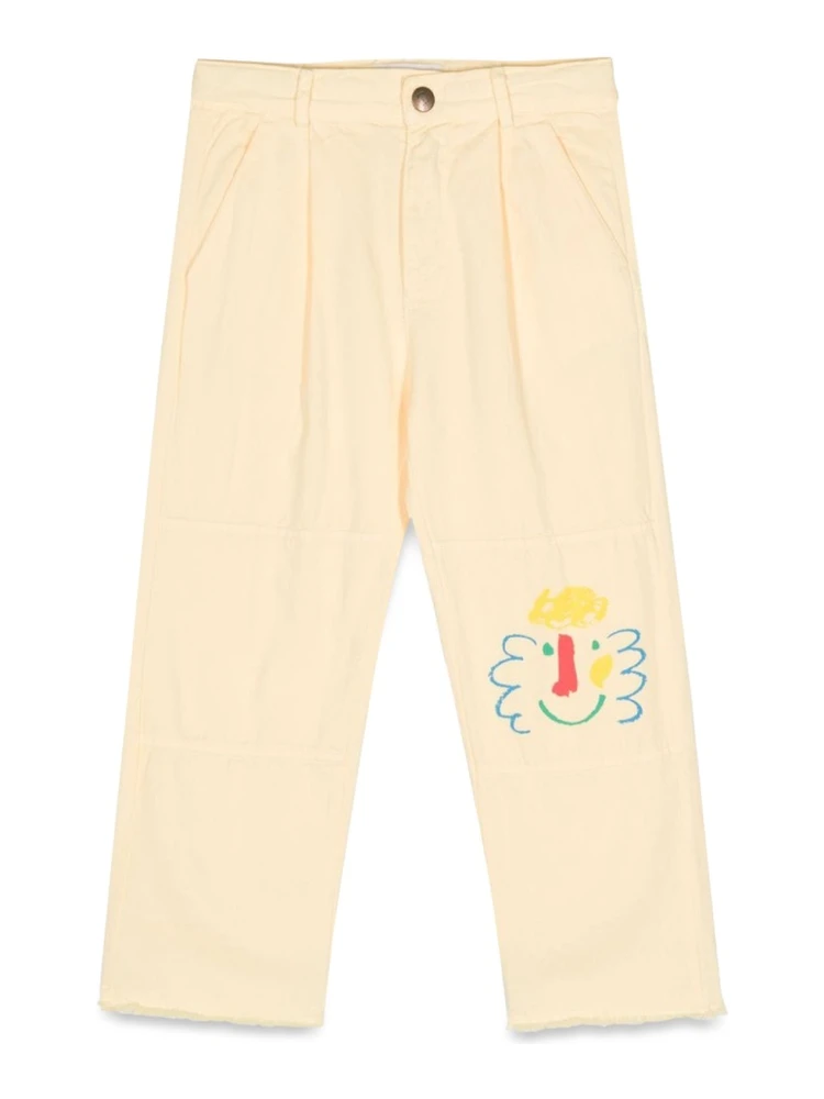 happy mask chino pants