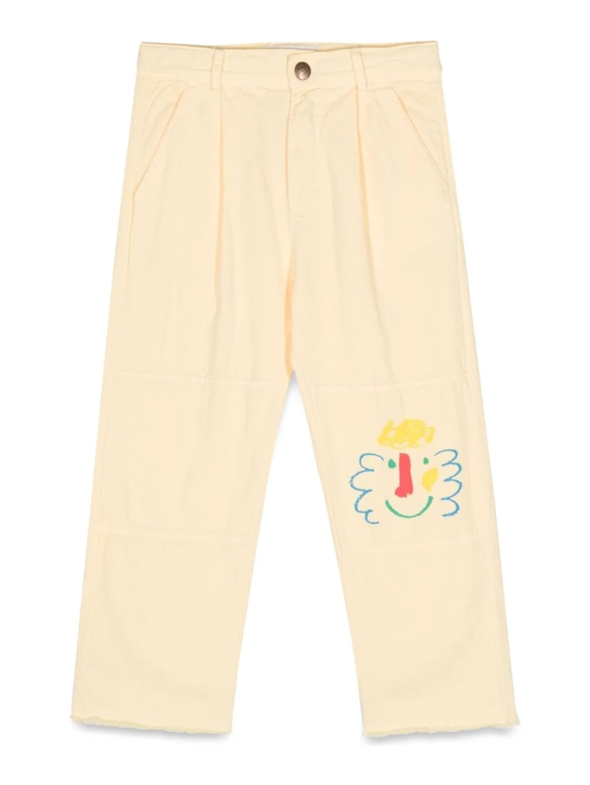 happy mask chino pants