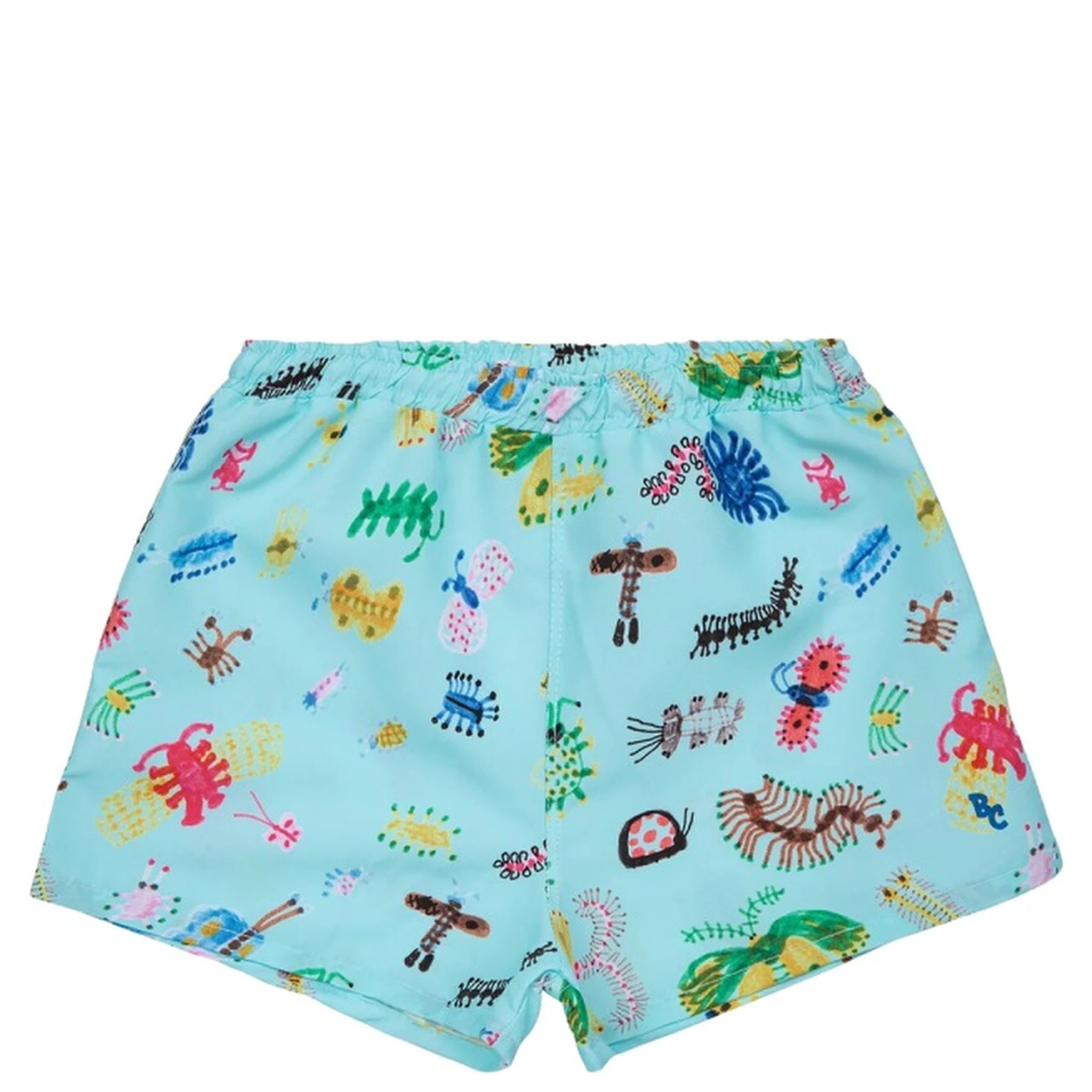 baby funny insects all over swim shorts