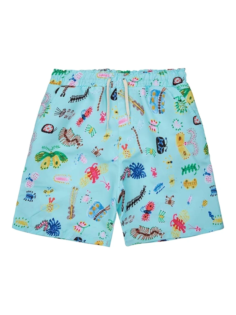 "FUNNY INSECT" BERMUDA SWIMSUIT