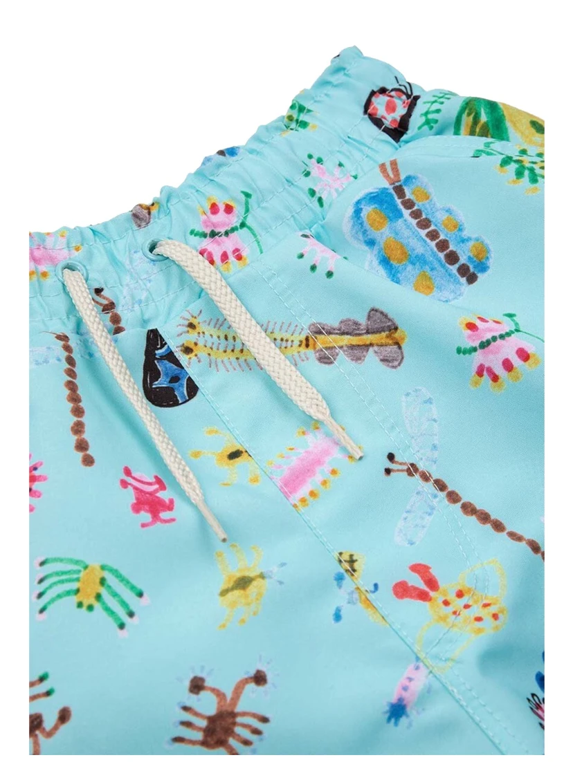 "FUNNY INSECT" BERMUDA SWIMSUIT