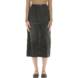 LONG DENIM SKIRT