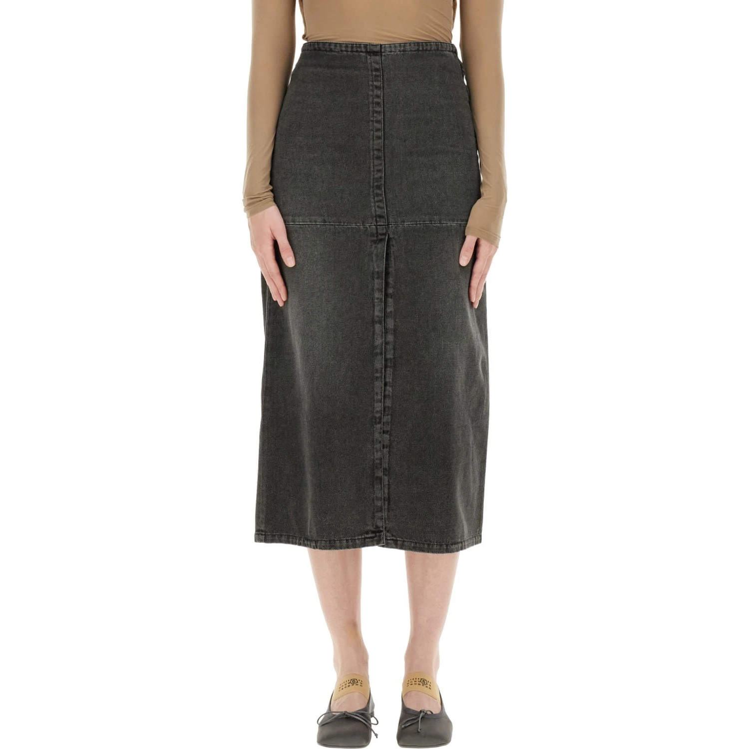 LONG DENIM SKIRT