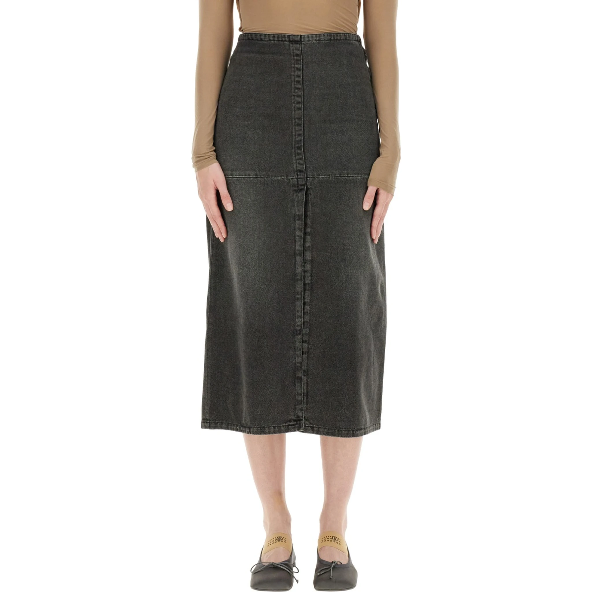 LONG DENIM SKIRT
