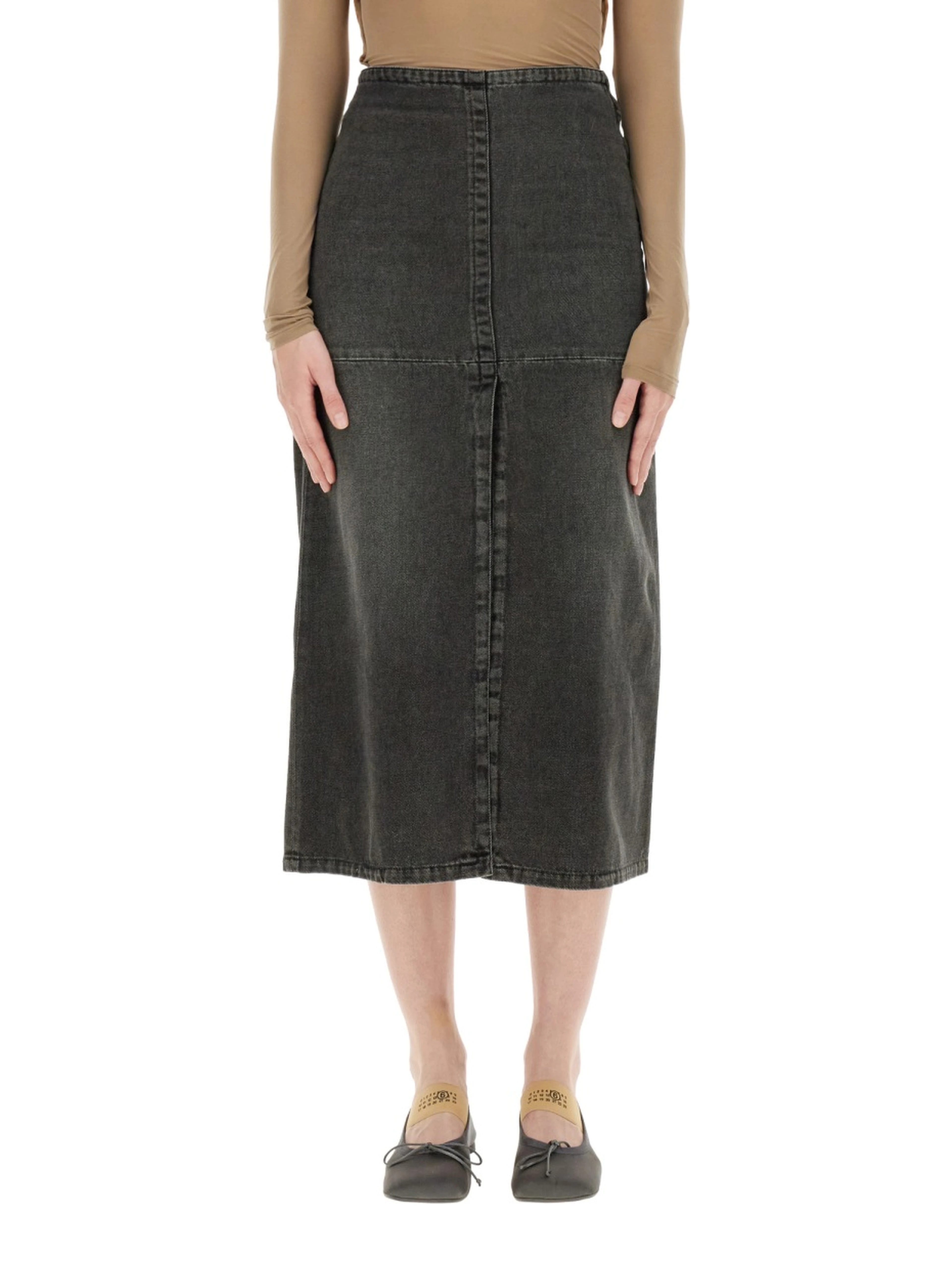 LONG DENIM SKIRT