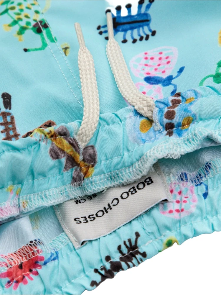 baby funny insects all over swim shorts alternative