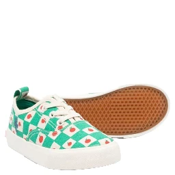 tomato all over laces trainers