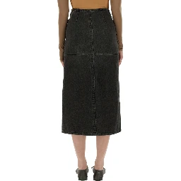 LONG DENIM SKIRT