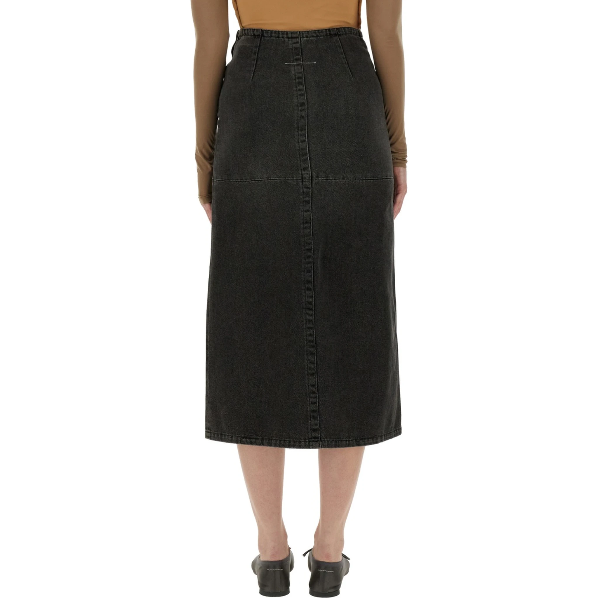 LONG DENIM SKIRT