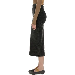 LONG DENIM SKIRT