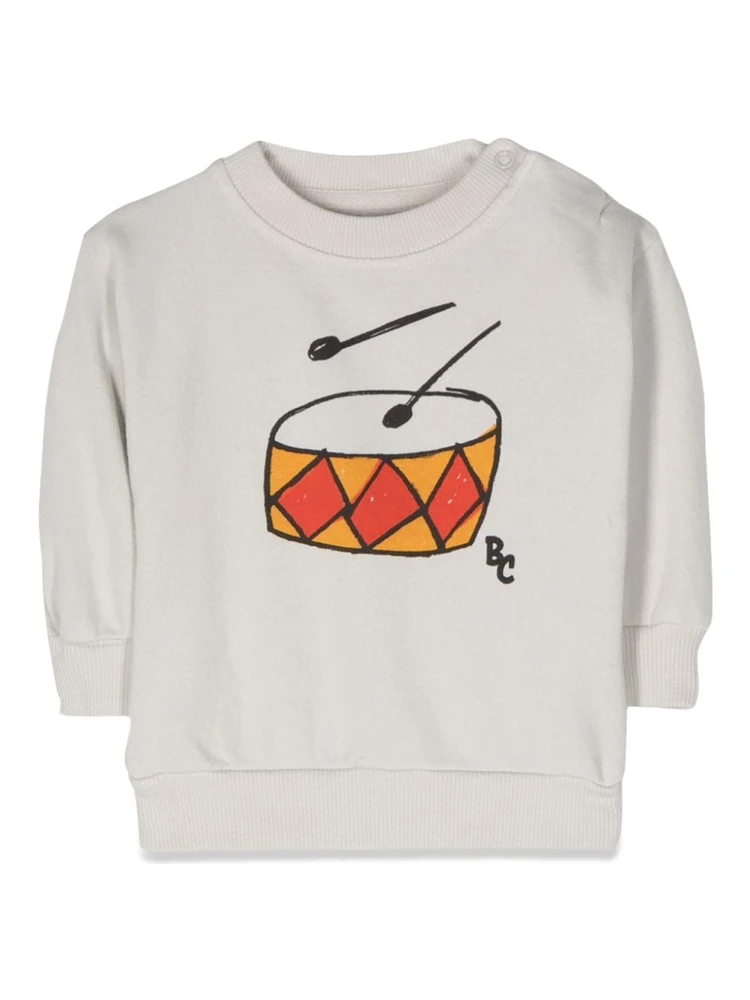 baby play the drum sweatshirt