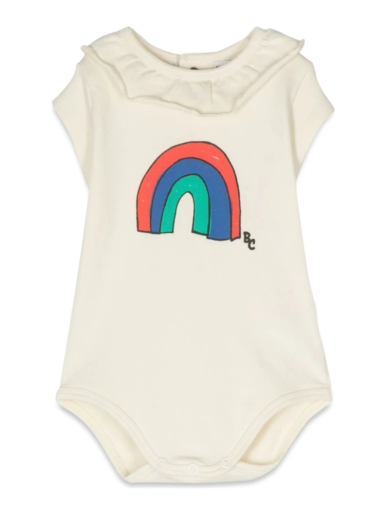 baby rainbow ruffle collar body