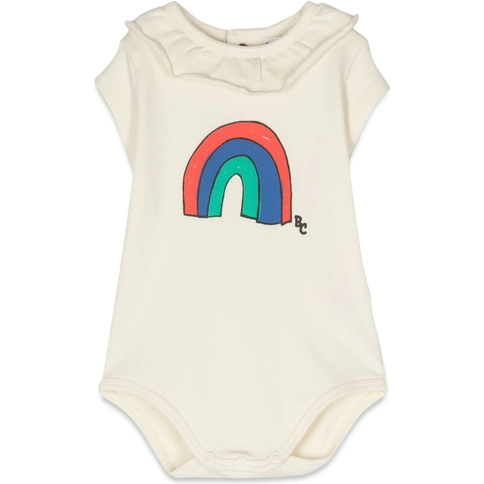 baby rainbow ruffle collar body